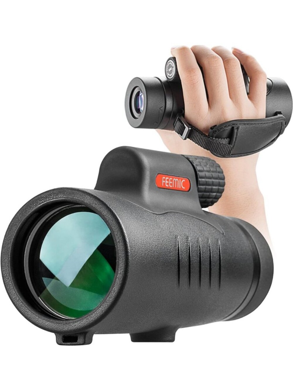 High Power 8x42 Monocular - Compact, Waterproof, Fogproof, Ideal for Bird